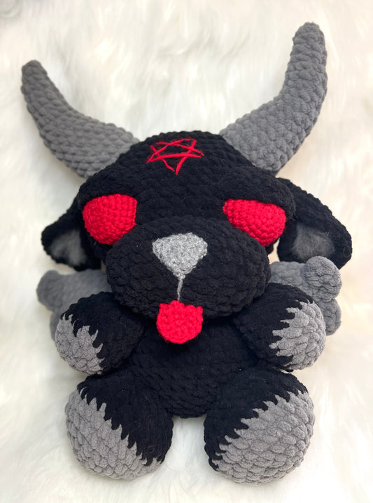 Crocheted Baphomet